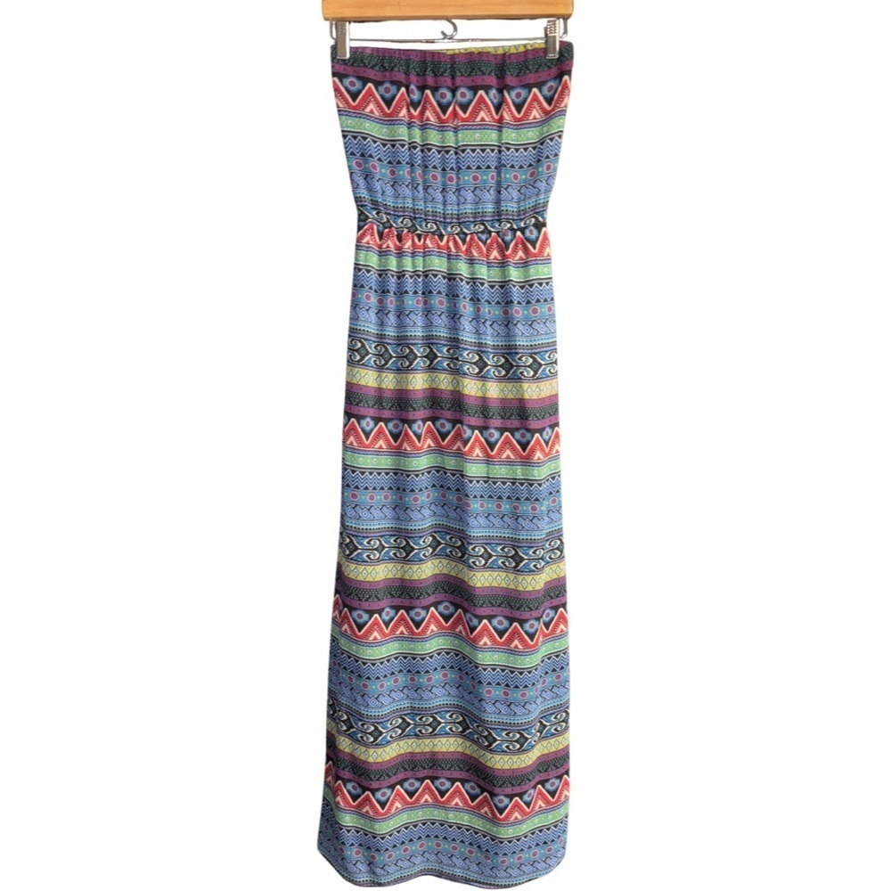 BERSHKA Strapless Maxi Dress Sz S *New*